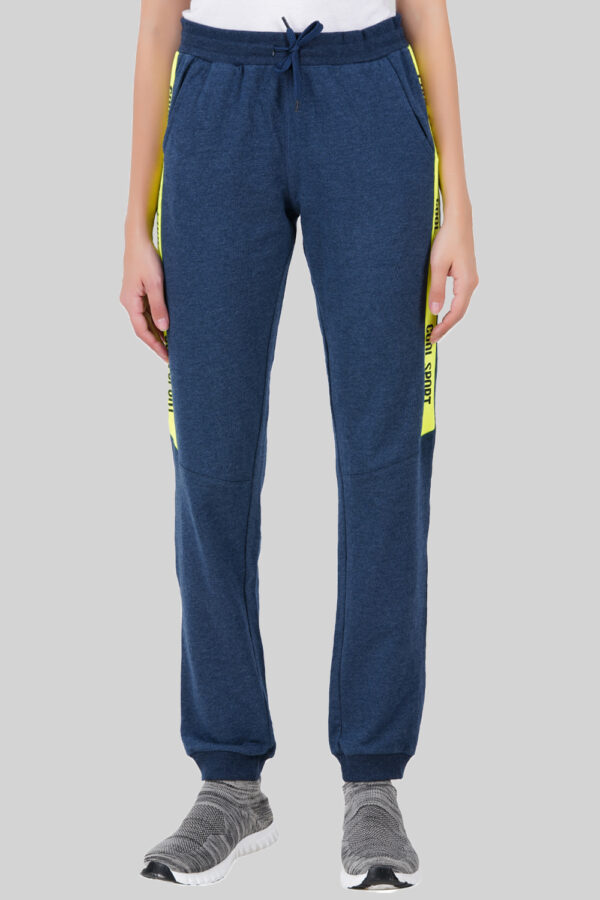 Buy Women Blue Morl Solid Ankle Length Slim Fit Jogger Track Pants online in India at Apparel Bliss